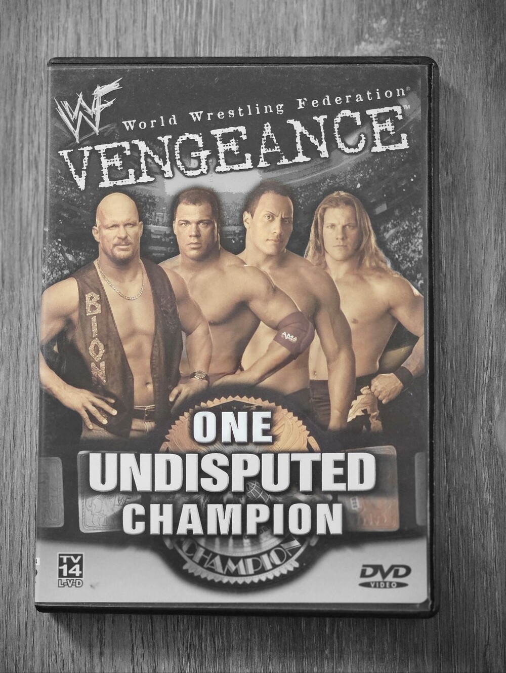 WWF Vengeance 2001: One Undisputed Champion DVD pay-per-view event. Rare OOP